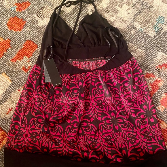 RAMPAGE BOHO BABYDOLL STYLE TIE TOP - Picture 3 of 14